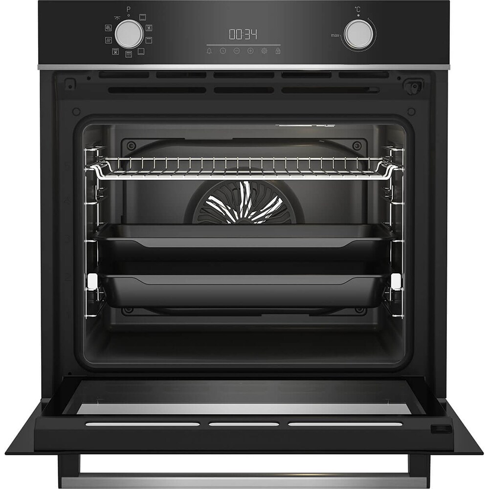 Cuptor incorporabil BEKO BBIM13300XPSE, Electric, Autocuratare pirolitica, 72 l, Clasa A+, AeroPerfect, negru