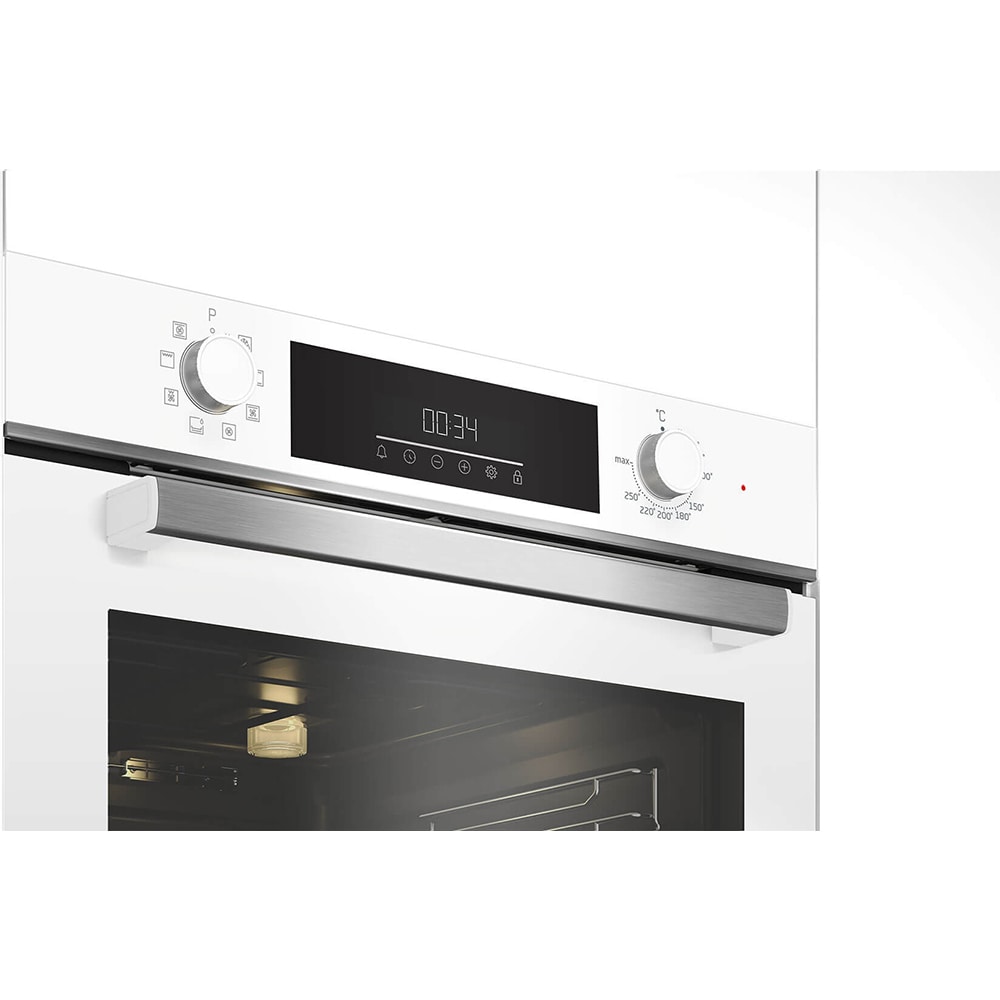 Cuptor incorporabil BEKO BBIM14300WMS, Electric, Autocuratare SteamShine, 72 l, Clasa A, alb