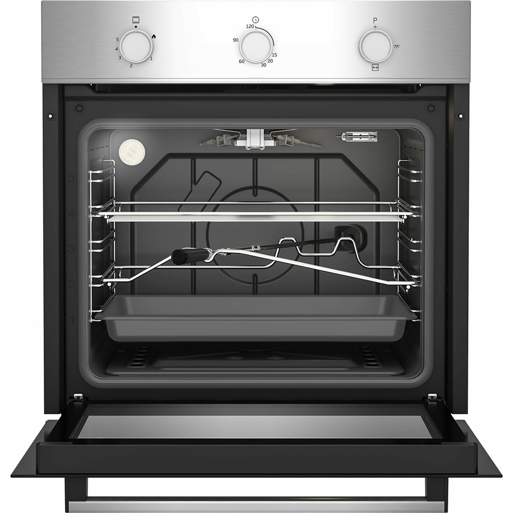 Cuptor incorporabil BEKO BIG12100X, Gaz, 66 l, Clasa A, inox