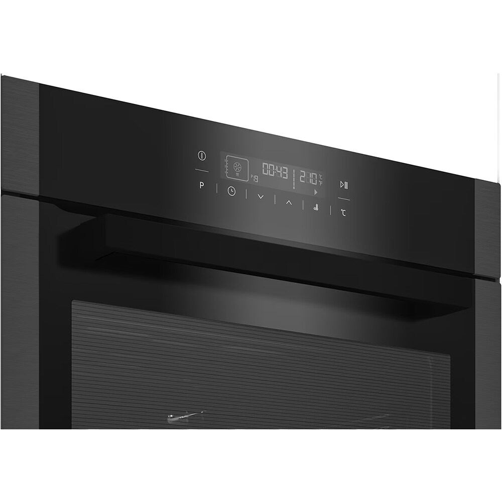 Cuptor incorporabil BEKO BIR19400DXPS, Electric, Autocuratare Pirolitica, 72 l, 12 functii, Clasa A, negru