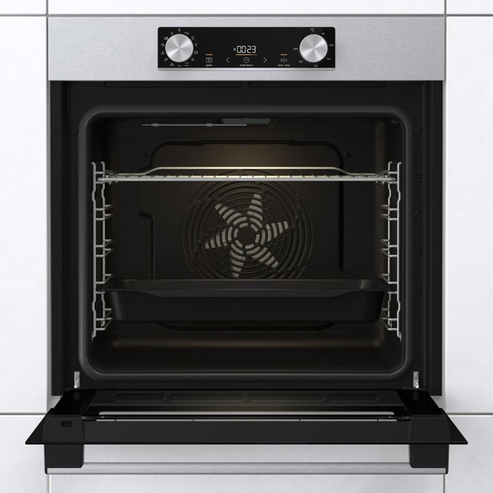 Cuptor incorporabil GORENJE BO6737E02XK, Electric, Autocuratare AquaClean, 77 l, Clasa A, inox