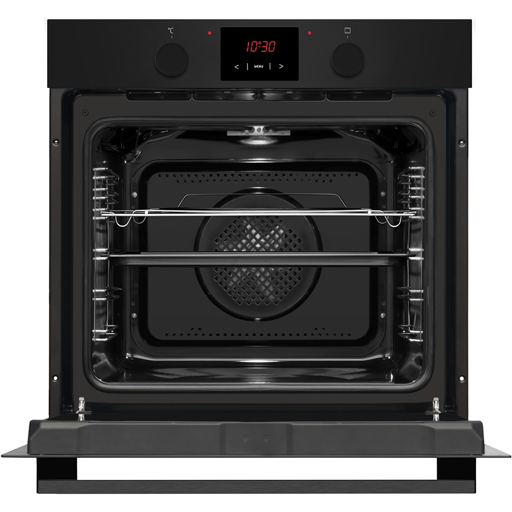Cuptor incorporabil HANSA BOES68431, Electric, Autocuratare Steam Cleaning, 77 litri, Clasa A, negru