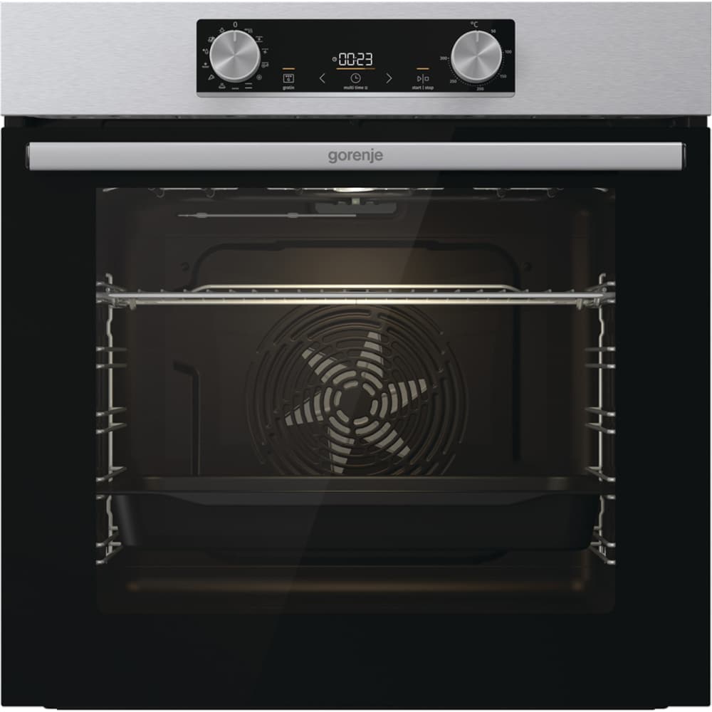 Cuptor incorporabil GORENJE BOP6737E02XK, Electric, Autocuratare pirolitica, 77 l, Clasa A, inox