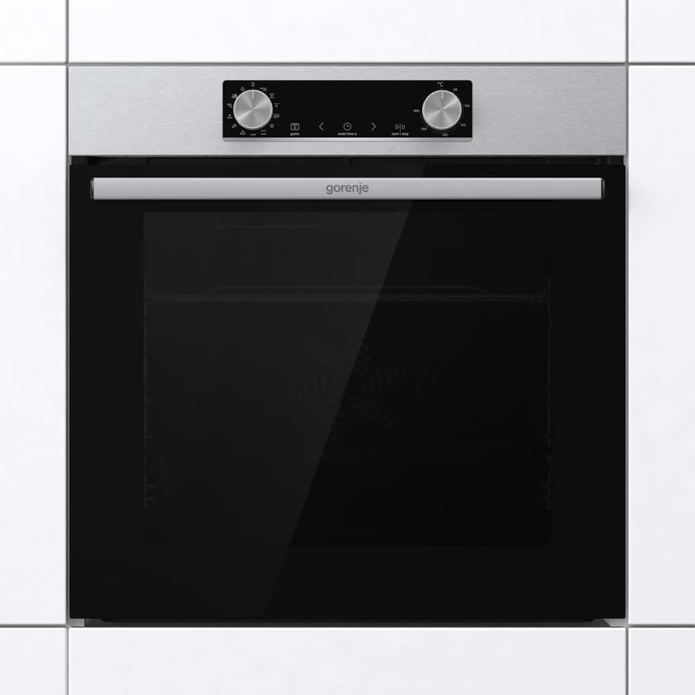 Cuptor incorporabil GORENJE BOP6737E02XK, Electric, Autocuratare pirolitica, 77 l, Clasa A, inox