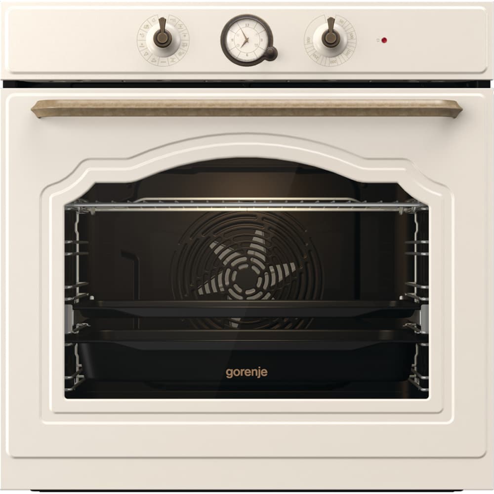 Cuptor incorporabil GORENJE BOS67372CLI, Electric, Autocuratare AquaClean, 77 l, Clasa A, bej