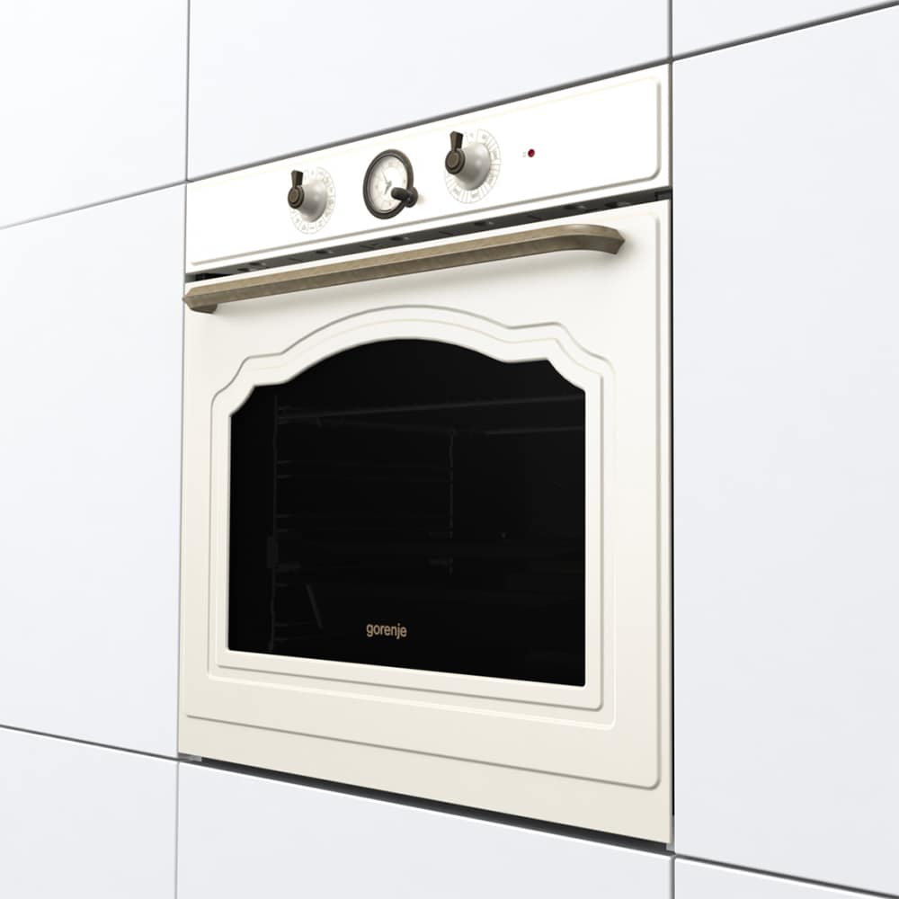 Cuptor incorporabil GORENJE BOS67372CLI, Electric, Autocuratare AquaClean, 77 l, Clasa A, bej