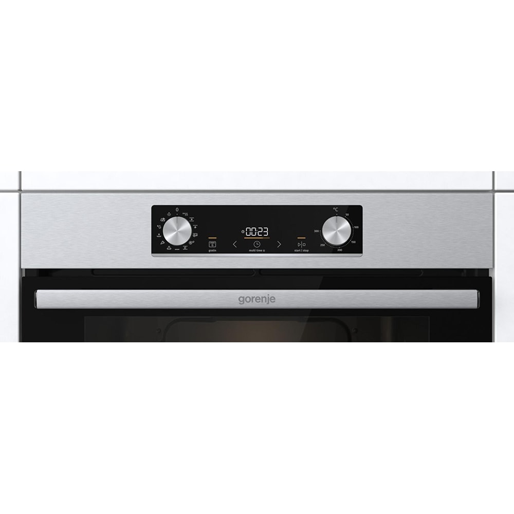 Cuptor incorporabil GORENJE BOS6737E13X, Electric, Autocuratare Hidrolitica, 77 l, Clasa A, inox