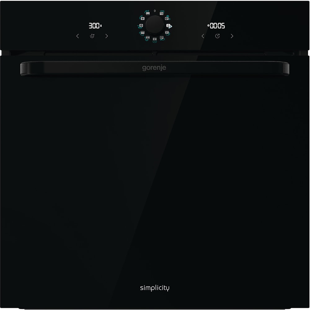 Cuptor incorporabil GORENJE BOS6737SYB, Electric, Autocuratare AquaClean, 77 l, Clasa A, negru