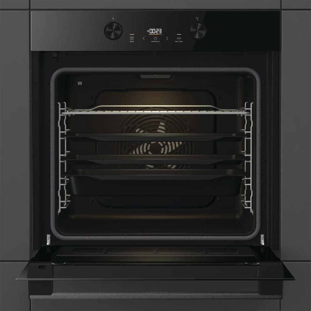 Cuptor incorporabil GORENJE BPS6737E04DBG, Electric, Autocuratare pirolitica, 77 l, Clasa A+, negru