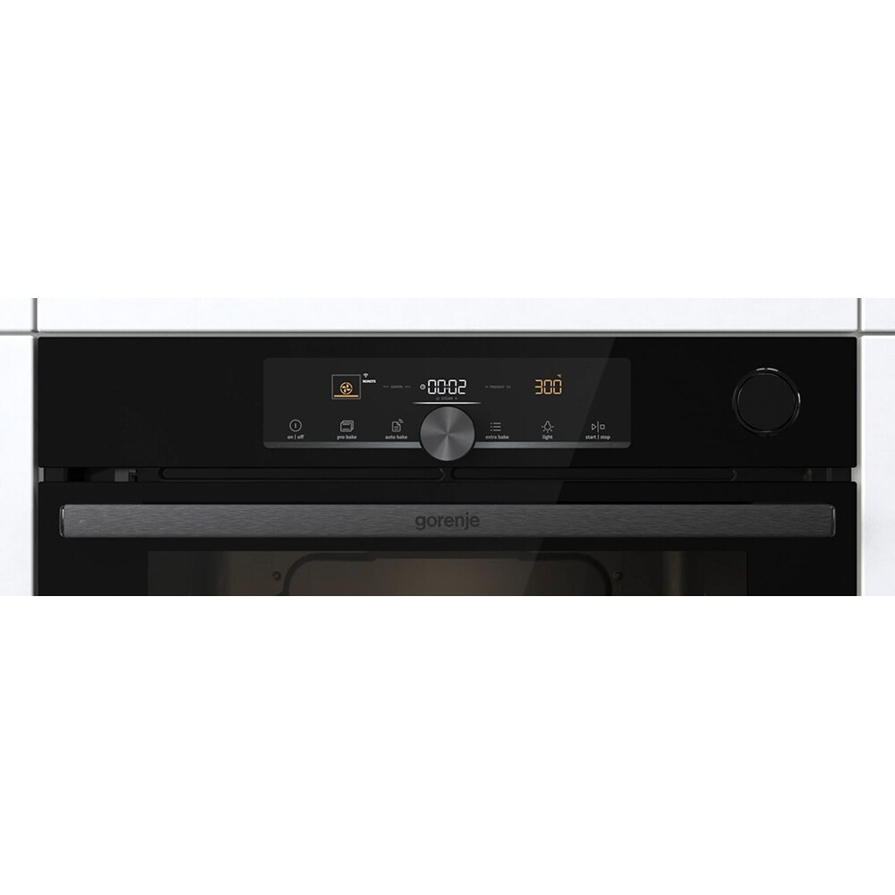 Cuptor incorporabil GORENJE BPSA6747A08BGWI, Electric, Autocuratare Pirolitica, 77 l, Clasa A+, negru