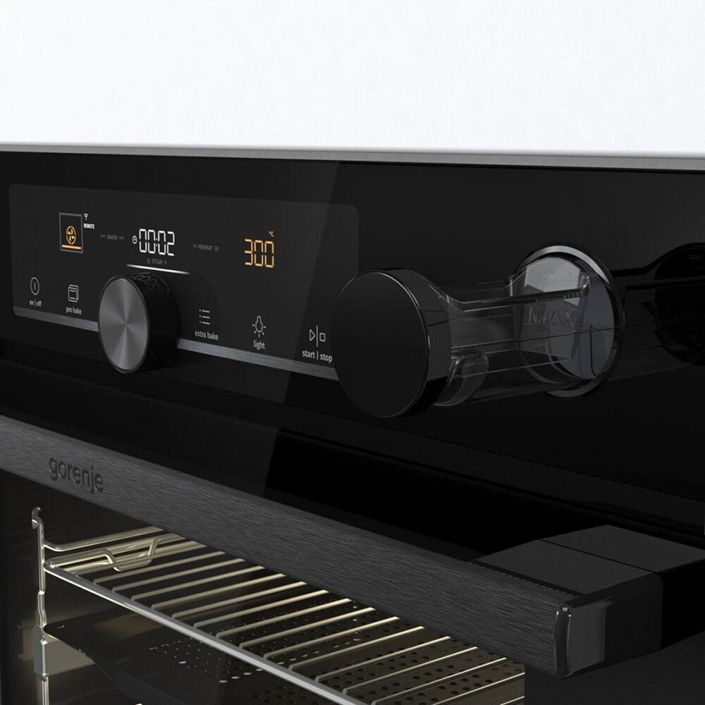 Cuptor incorporabil GORENJE BPSA6747A08BGWI, Electric, Autocuratare Pirolitica, 77 l, Clasa A+, negru