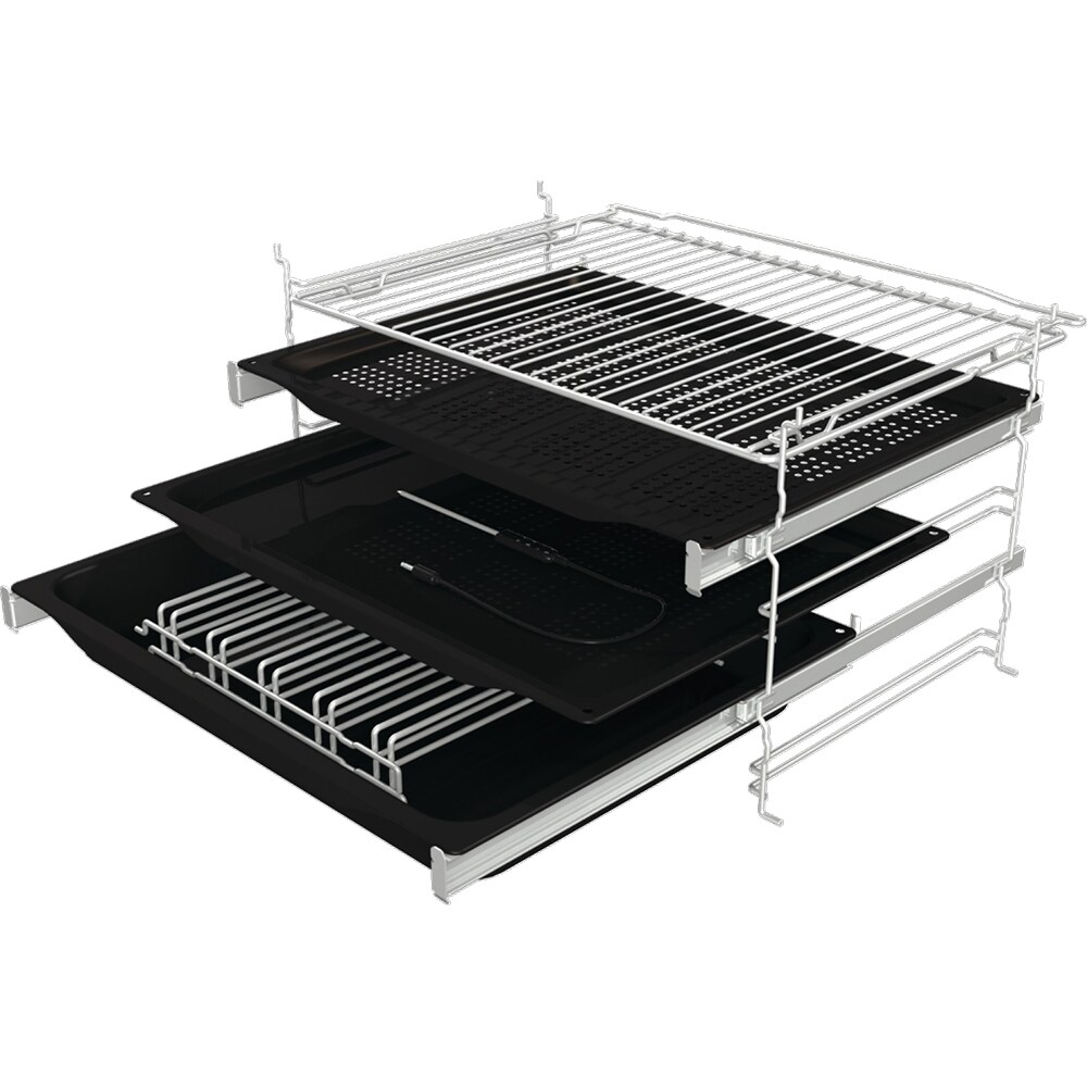 Cuptor incorporabil GORENJE BPSA6747A08BGWI, Electric, Autocuratare Pirolitica, 77 l, Clasa A+, negru