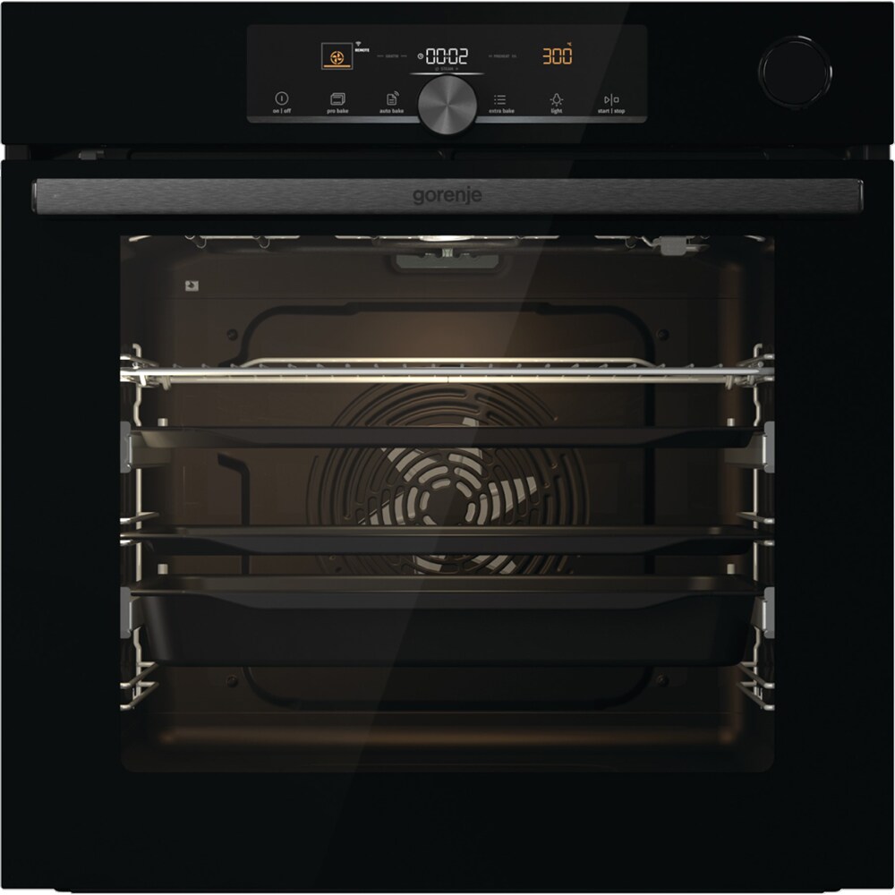 Cuptor incorporabil GORENJE BPSA6747A08BGWI, Electric, Autocuratare Pirolitica, 77 l, Clasa A+, negru