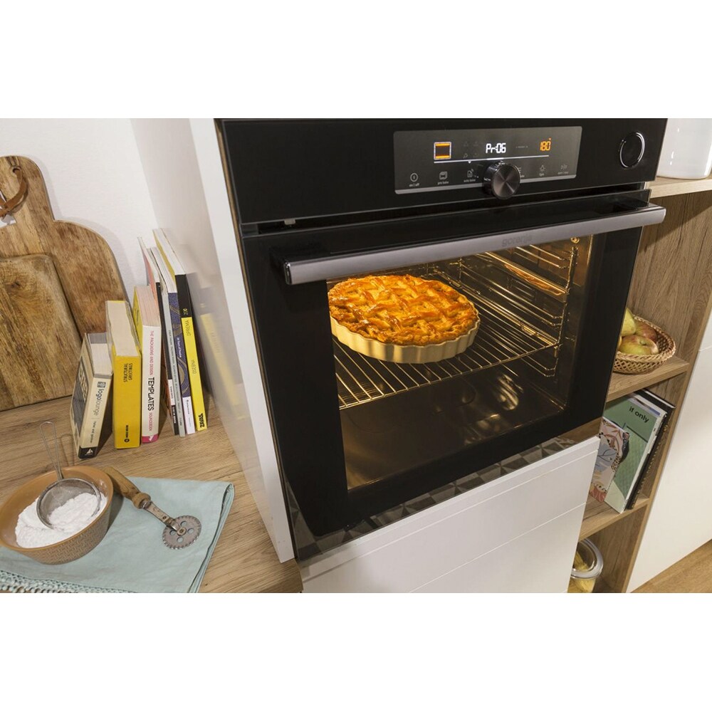 Cuptor incorporabil GORENJE BPSAX6747A08BGWI, Electric, Autocuratare Pirolitica, 77 l, Clasa A+, negru