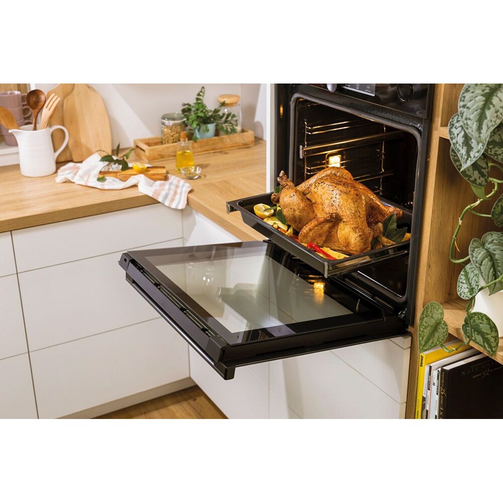Cuptor incorporabil GORENJE BPSAX6747A08BGWI, Electric, Autocuratare Pirolitica, 77 l, Clasa A+, negru