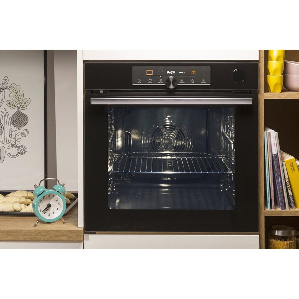 Cuptor incorporabil GORENJE BPSAX6747A08BGWI, Electric, Autocuratare Pirolitica, 77 l, Clasa A+, negru