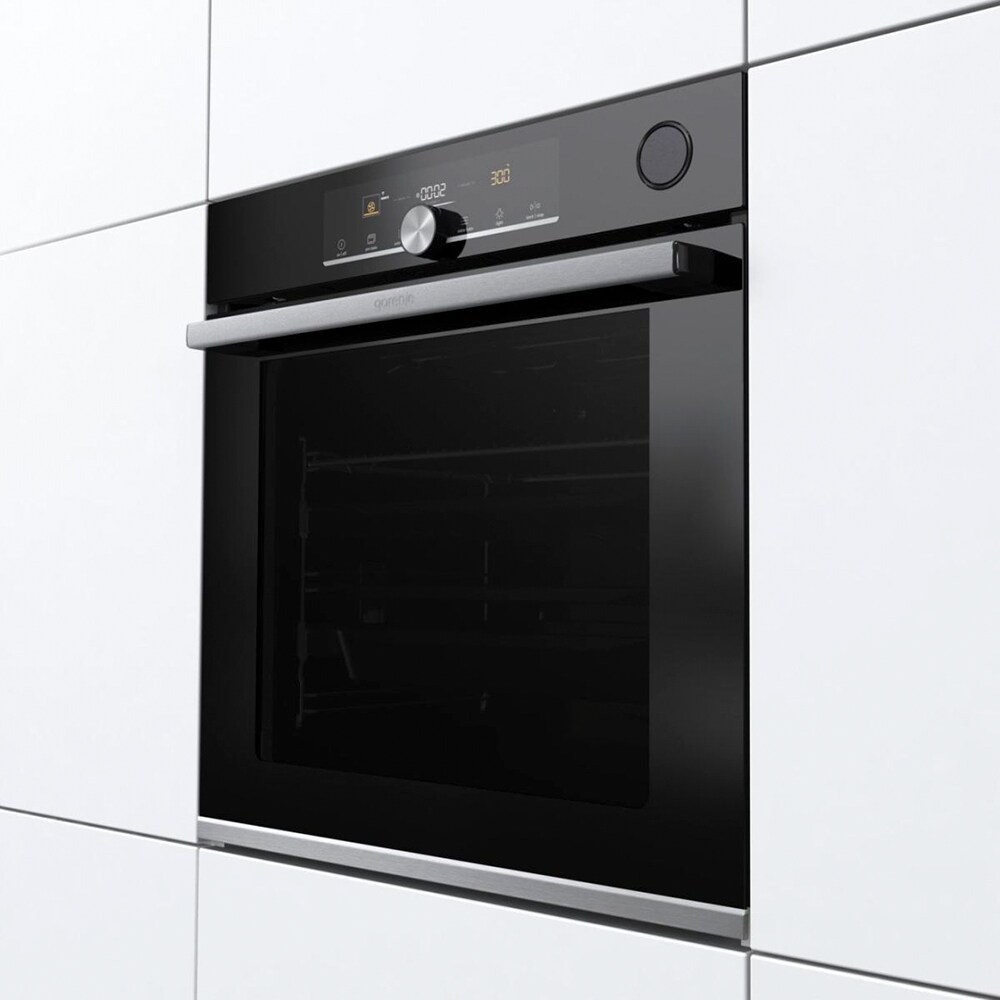 Cuptor incorporabil GORENJE BPSAX6747A08BGWI, Electric, Autocuratare Pirolitica, 77 l, Clasa A+, negru