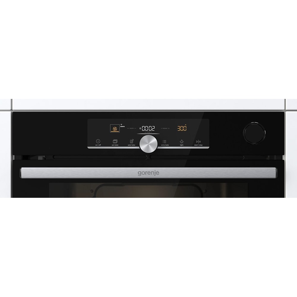 Cuptor incorporabil GORENJE BPSAX6747A08BGWI, Electric, Autocuratare Pirolitica, 77 l, Clasa A+, negru