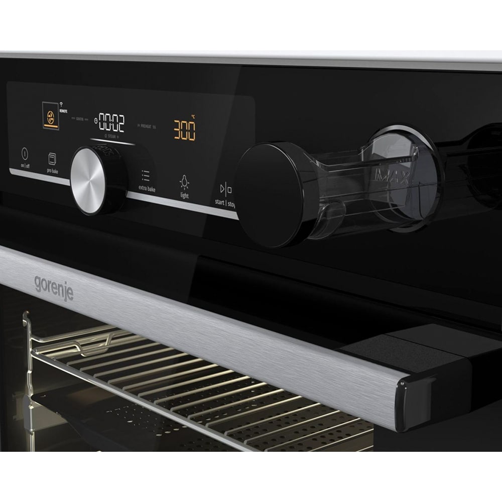 Cuptor incorporabil GORENJE BPSAX6747A08BGWI, Electric, Autocuratare Pirolitica, 77 l, Clasa A+, negru