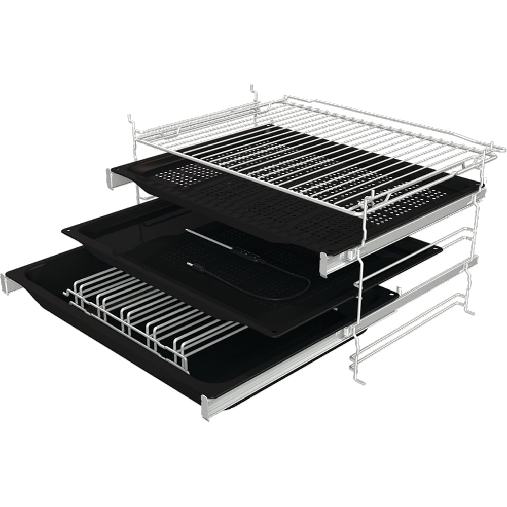Cuptor incorporabil GORENJE BPSAX6747A08BGWI, Electric, Autocuratare Pirolitica, 77 l, Clasa A+, negru