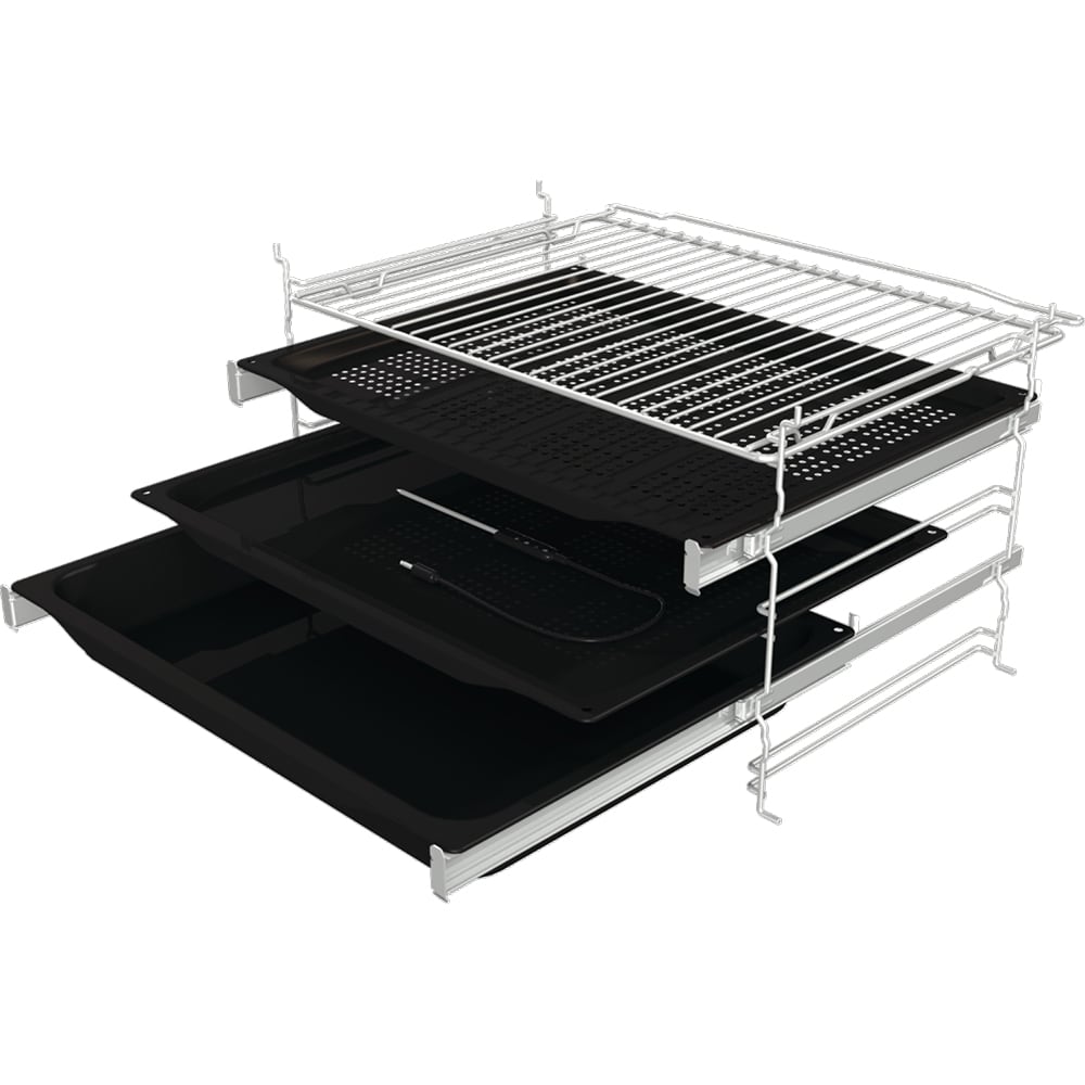 Cuptor incorporabil GORENJE BSA6747A04BGWI, Electric, Autocuratare Catalitica, 77 l, Clasa A+, negru