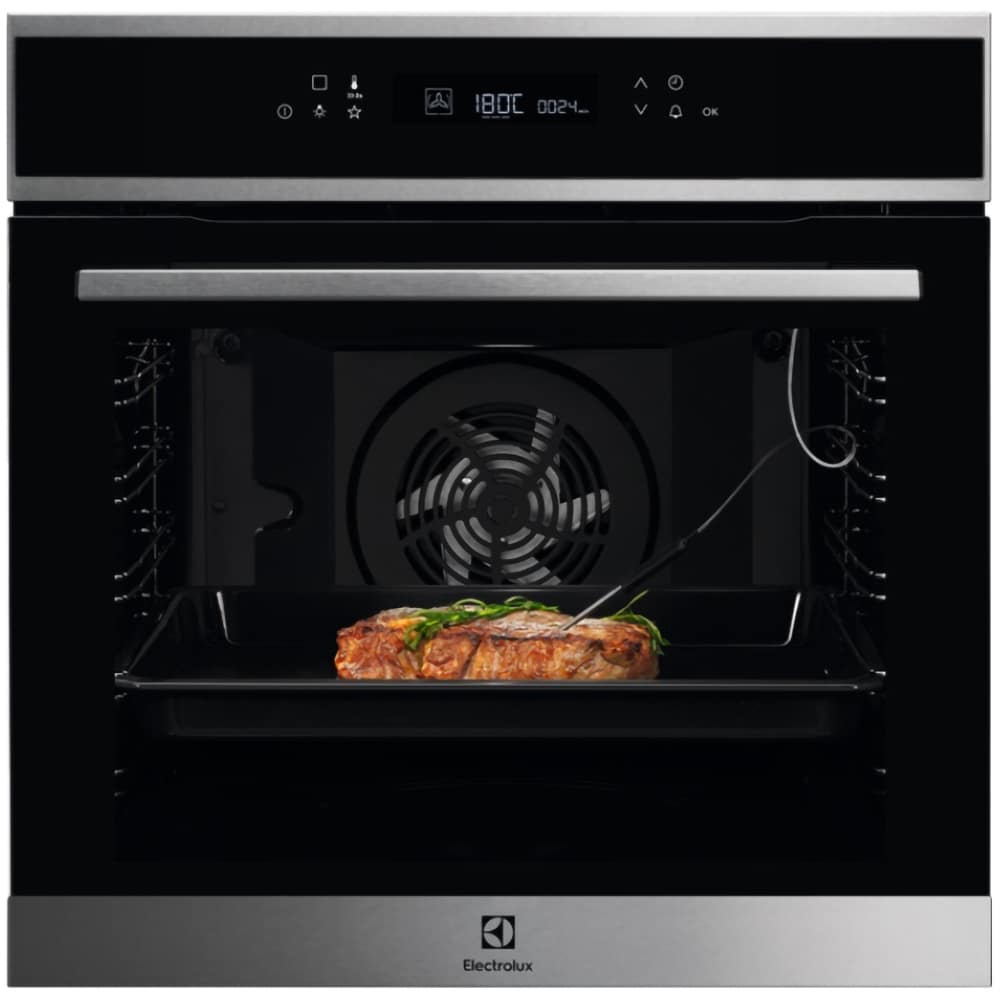 Cuptor incorporabil ELECTROLUX COE7P31X2, Electric, Autocuratare pirolitica, 72 l, Clasa A+, negru-inox