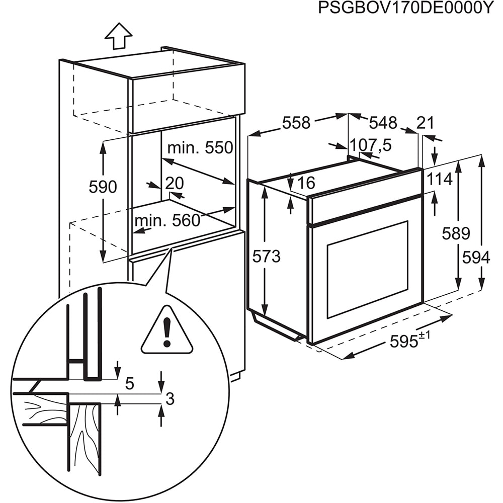 Cuptor incorporabil ELECTROLUX EOA5220AOR, Electric, Autocuratare catalitica, 72 l, Clasa A, negru