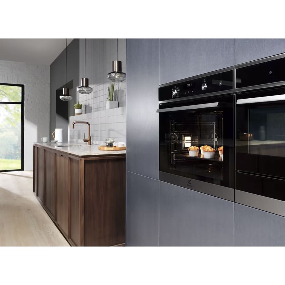 Cuptor incorporabil ELECTROLUX SteamBake EOD5H70BZ, Electric, Gatire cu abur, 65 l, Clasa A, negru
