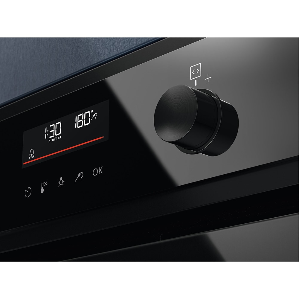 Cuptor incorporabil ELECTROLUX EOD6C77H, Electric, Gatire cu abur, Autocuratare catalitica, 72 l, Clasa A+, negru