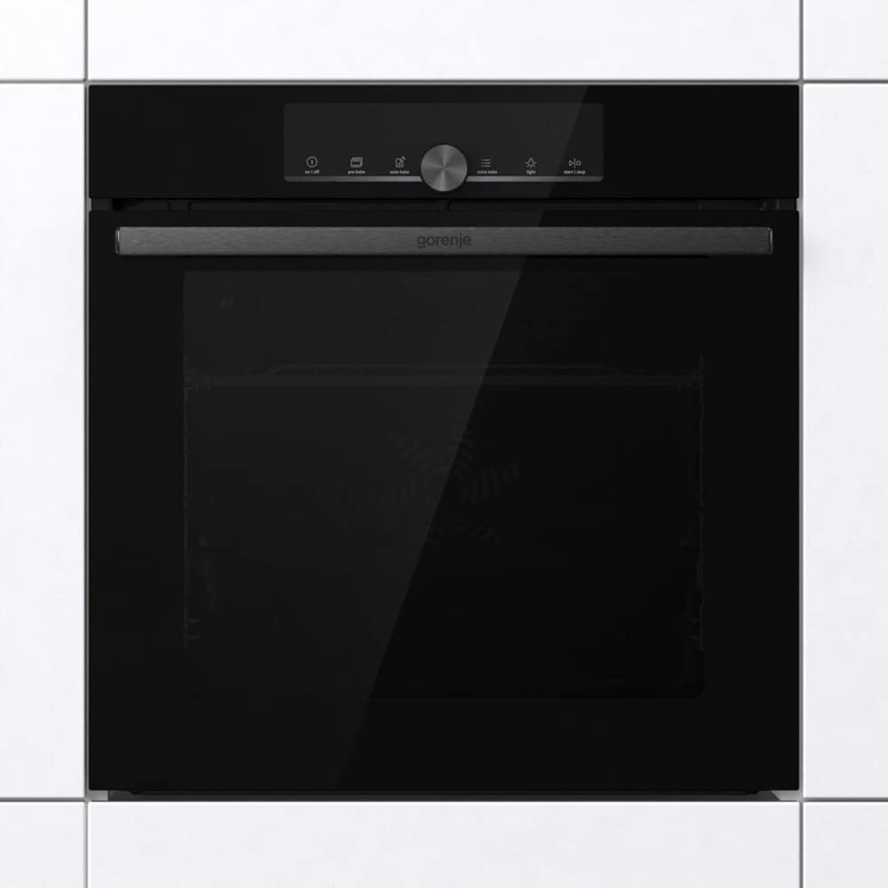 Cuptor incorporabil GORENJE GBF22ILPP, Electric, Autocuratare Pirolitica, 77 l, Clasa A+, negru