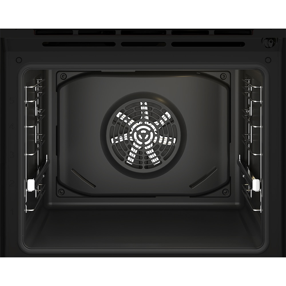 Cuptor incorporabil GRUNDIG GEBM19300BP, Electric, Autocuratare pirolitica, 72 l, Clasa A+, HotAero Pro, negru-inox