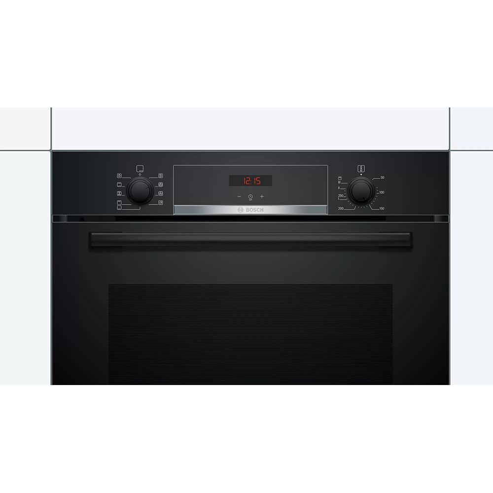 Cuptor incorporabil multifunctional BOSCH HBA534EB0, Electric, Autocuratare catalitica, 71 l, Clasa A, negru