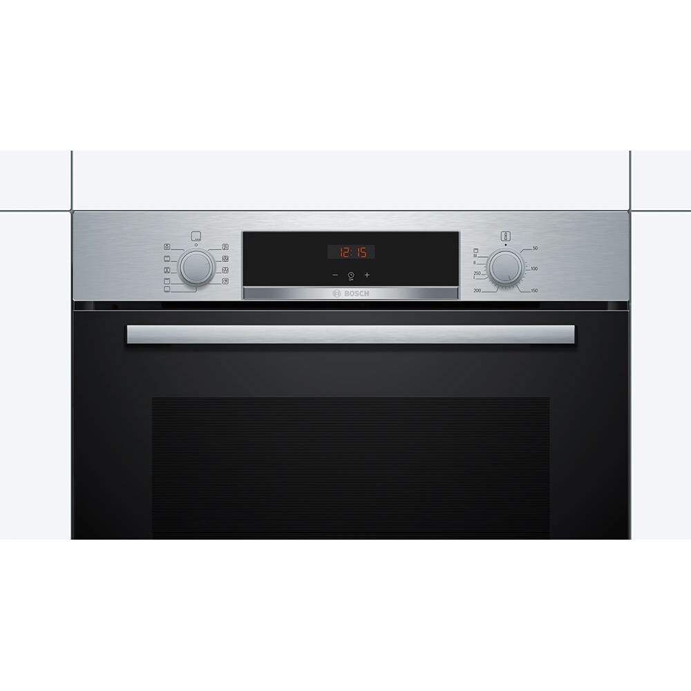 Cuptor incorporabil multifunctional BOSCH HBA534ES0, Electric, Autocuratare EcoClean, 71 l, Clasa A, inox