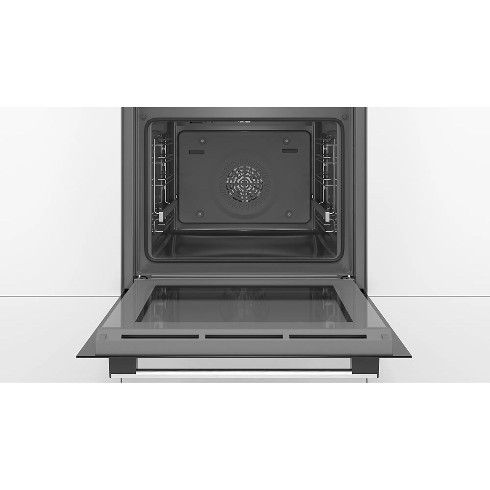 Cuptor incorporabil multifunctional BOSCH HBA534ES0, Electric, Autocuratare EcoClean, 71 l, Clasa A, inox