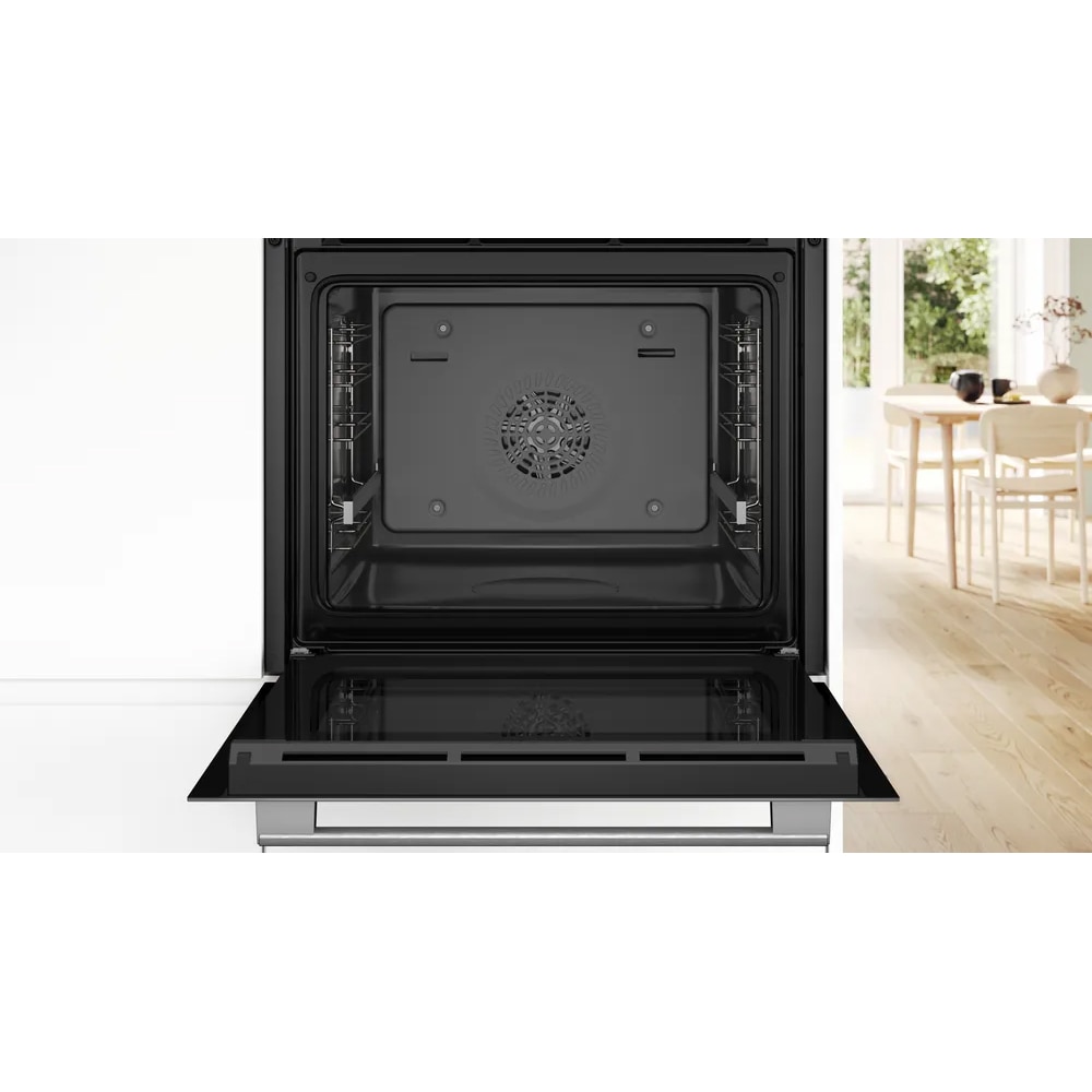 Cuptor incorporabil BOSCH HBG536EW3, Electric, Autocuratare EcoClean, 71 l, Clasa A+, alb