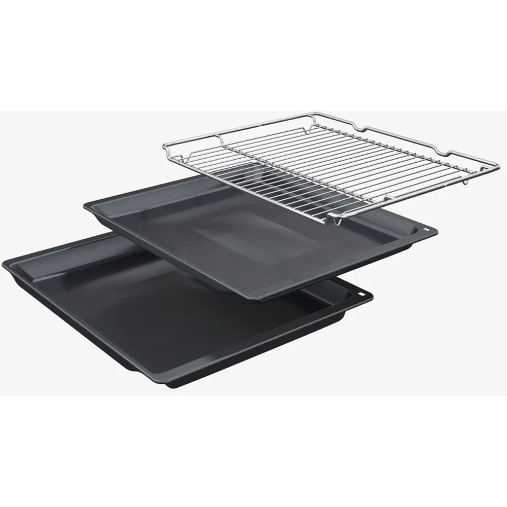 Cuptor incorporabil BOSCH HBG536EW3, Electric, Autocuratare EcoClean, 71 l, Clasa A+, alb
