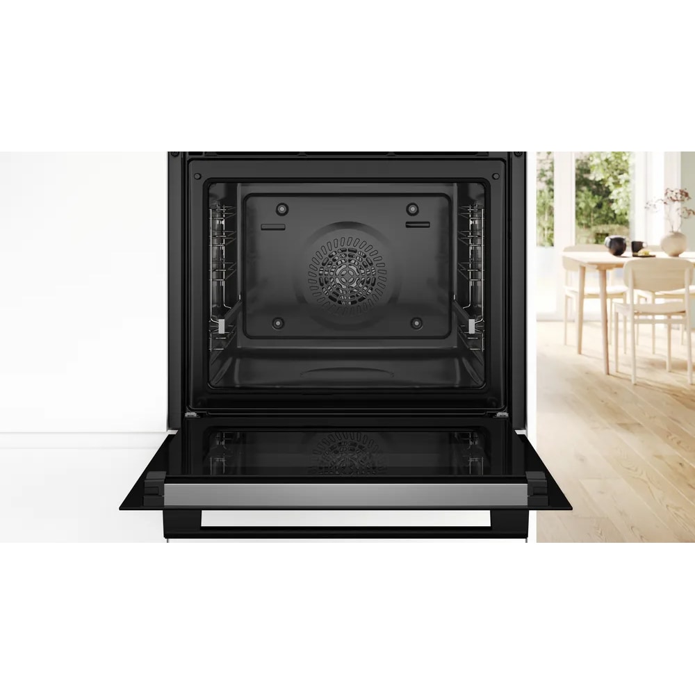 Cuptor incorporabil BOSCH HBG578EB7, Electric, Autocuratare pirolitica, 71 l, Clasa A+, Wi-Fi, negru
