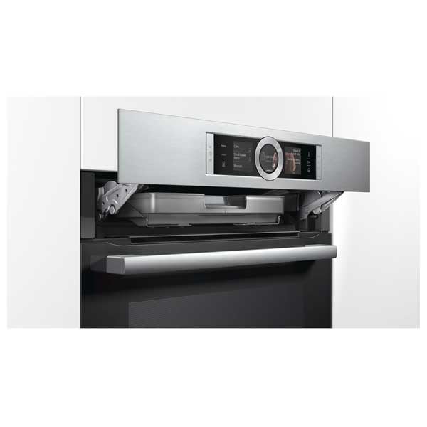 Cuptor incorporabil BOSCH HSG636ES1, cu abur si convectie, Autocuratare EcoClean, 71 l, Clasa A+, inox