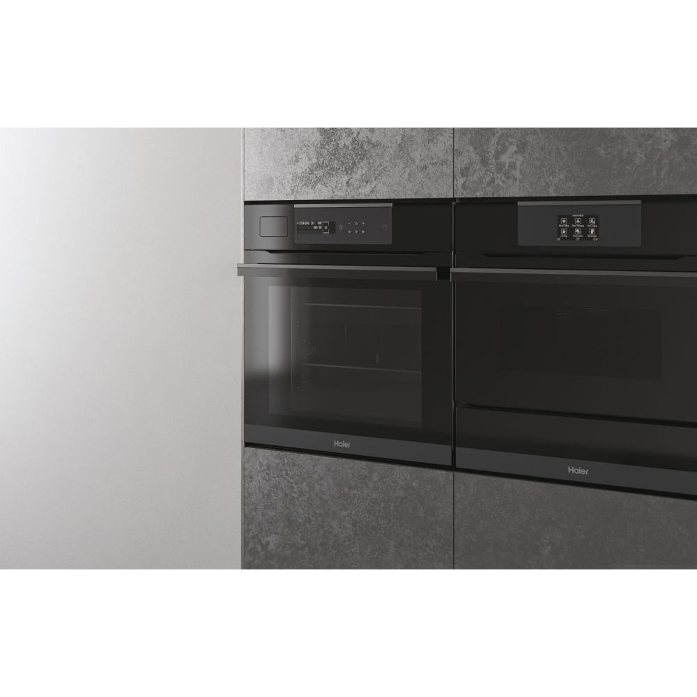 Cuptor incorporabil HAIER HWO60SM6B5BH, Electric, Autocuratare hidrolitica si catalitica, 70 l, Clasa A+, Wi-Fi, negru