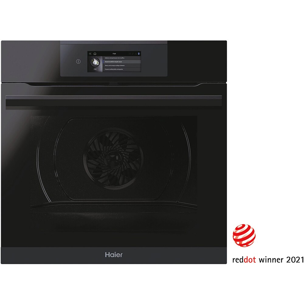 Cuptor incorporabil HAIER HWO60SM6T5BH, Electric, Autocuratare hidrolitica si catalitica, 70 l, Clasa A+, Wi-Fi, negru