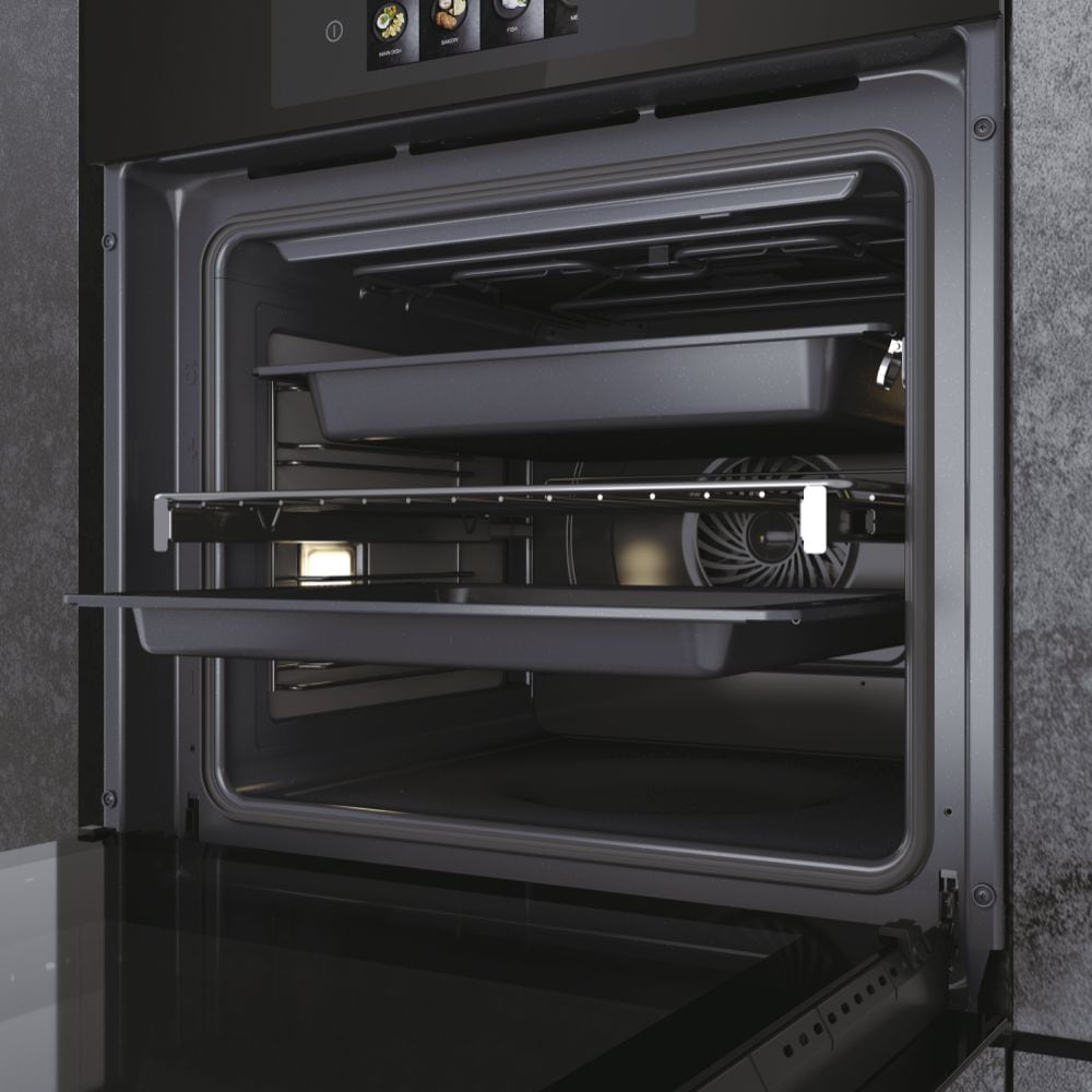Cuptor incorporabil HAIER HWO60SM6T5BH, Electric, Autocuratare hidrolitica si catalitica, 70 l, Clasa A+, Wi-Fi, negru
