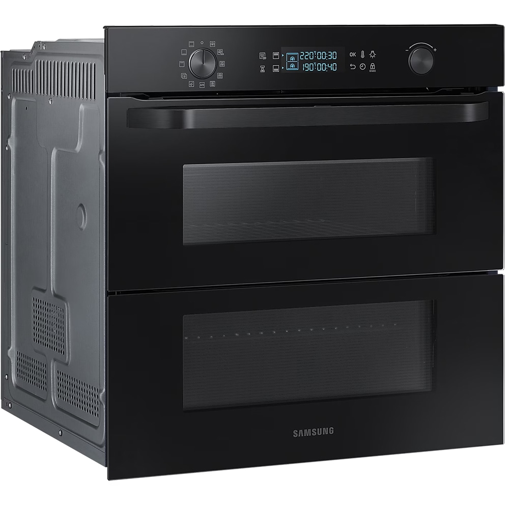 Cuptor incorporabil SAMSUNG Dual Cook Flex NV75R5641RB/OL, Electric, Autocuratare catalitica, 75 l, Clasa A+, Grill, negru