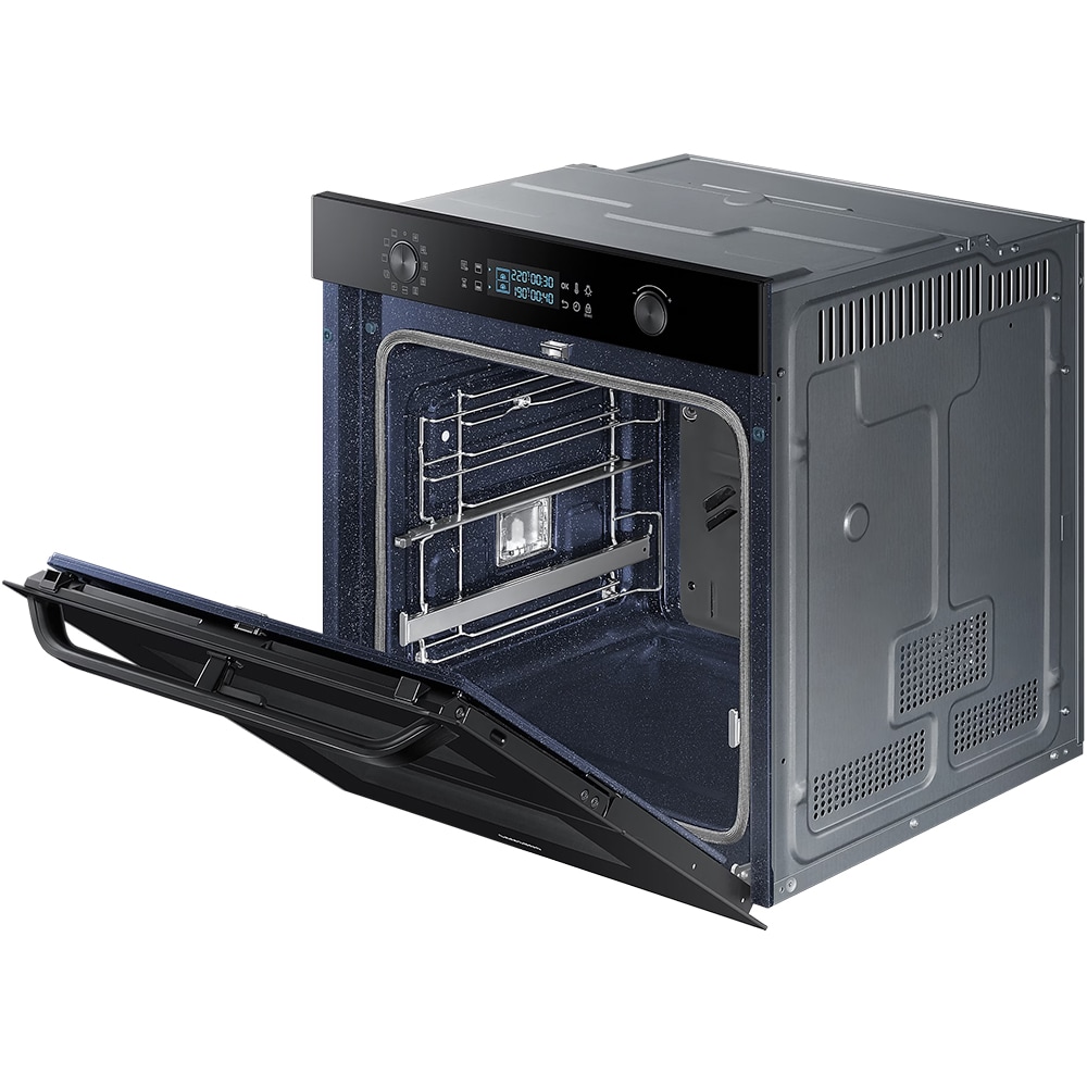 Cuptor incorporabil SAMSUNG Dual Cook Flex NV75R5641RB/OL, Electric, Autocuratare catalitica, 75 l, Clasa A+, Grill, negru