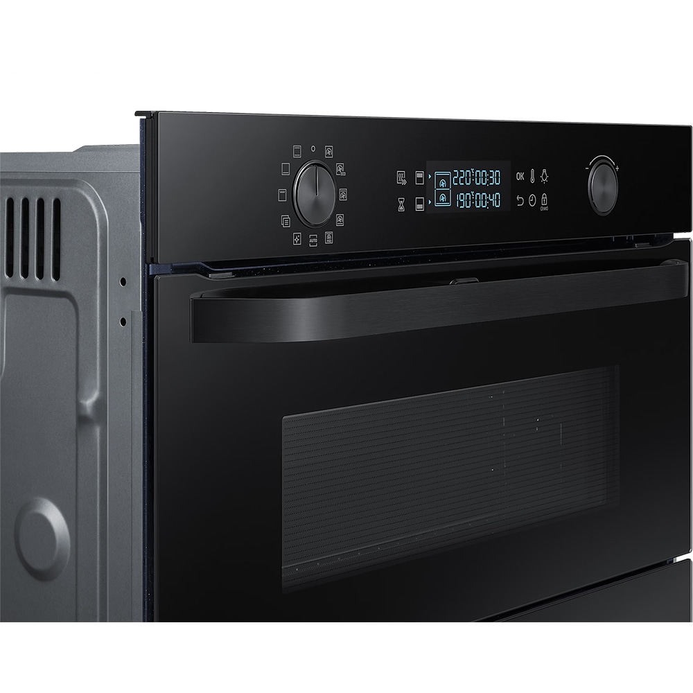 Cuptor incorporabil SAMSUNG Dual Cook Flex NV75R5641RB/OL, Electric, Autocuratare catalitica, 75 l, Clasa A+, Grill, negru