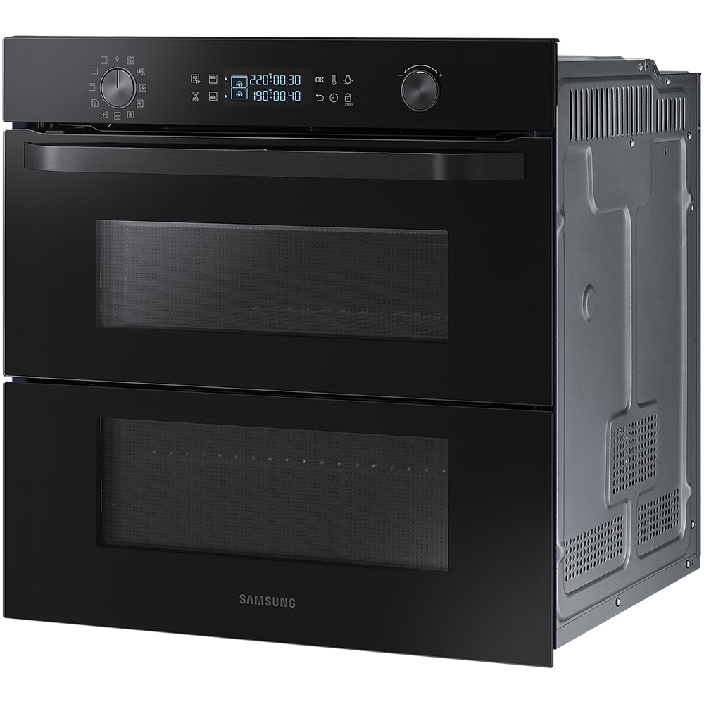 Cuptor incorporabil SAMSUNG Dual Cook Flex NV75R5641RB/OL, Electric, Autocuratare catalitica, 75 l, Clasa A+, Grill, negru