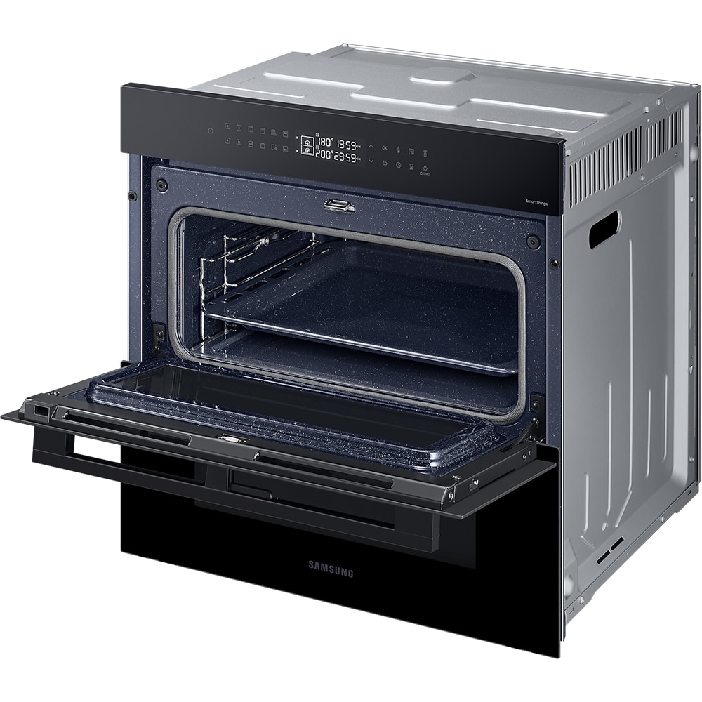 Cuptor incorporabil SAMSUNG NV7B4325ZAK/U2, Electric, Autocuratare catalitica, 76 l, Clasa A+, Dual Cook Flex, negru