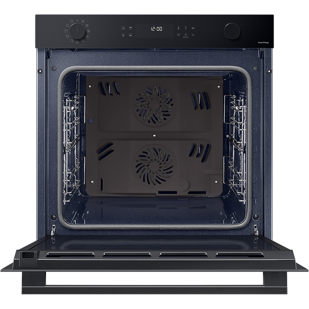 Cuptor incorporabil SAMSUNG NV7B44205AK/U2, Electric, Autocuratare catalitica, 76 l, Clasa A+, Dual Cook, negru