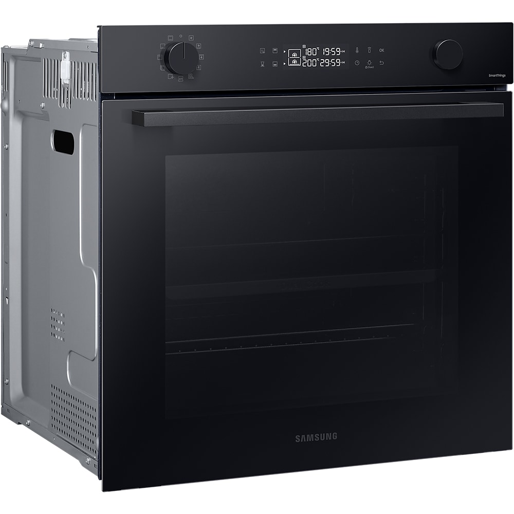 Cuptor incorporabil SAMSUNG NV7B44205AK/U2, Electric, Autocuratare catalitica, 76 l, Clasa A+, Dual Cook, negru