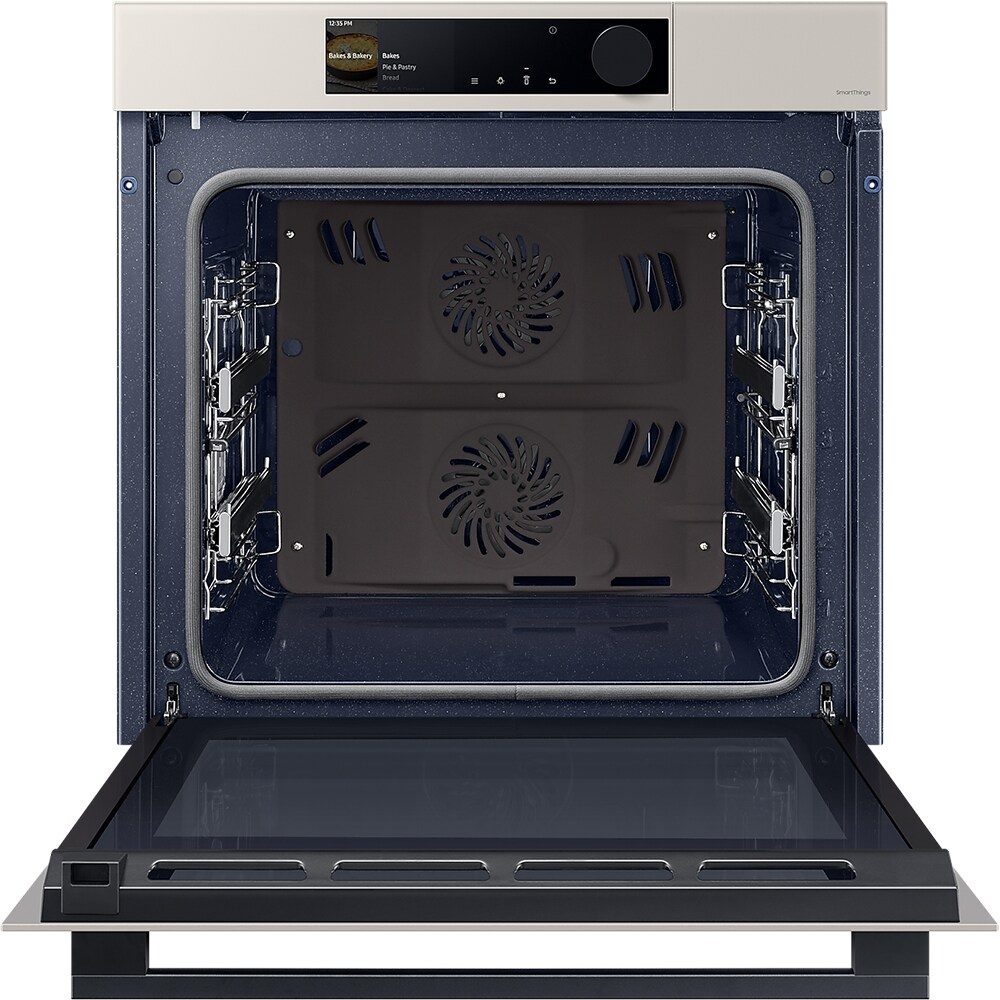 Cuptor incorporabil SAMSUNG NV7B6665IAA/U2, Electric, Gatire cu abur, Autocuratare catalitica, 76 l, Clasa A+, Dual Cook, bej
