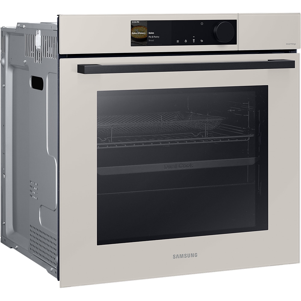 Cuptor incorporabil SAMSUNG NV7B6665IAA/U2, Electric, Gatire cu abur, Autocuratare catalitica, 76 l, Clasa A+, Dual Cook, bej